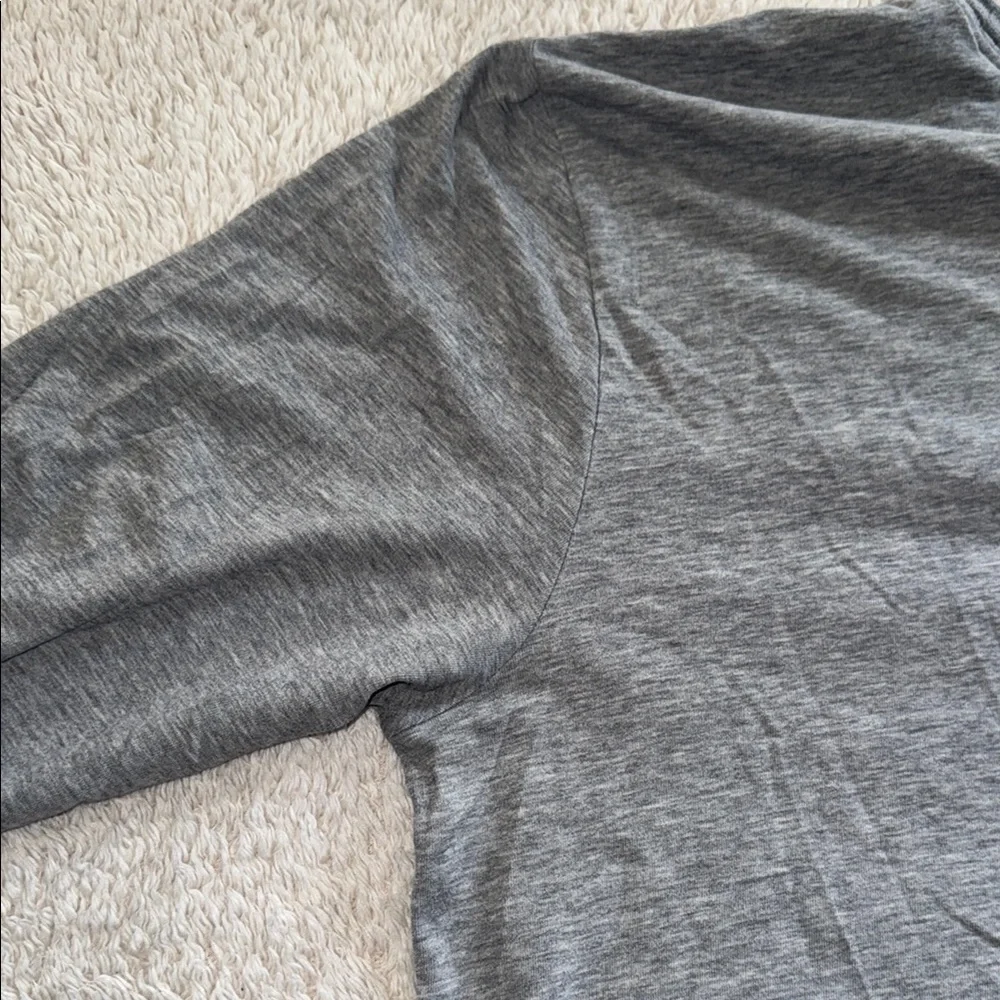👕 EUC Nike Air Jordan Dri-FIT Long Sleeve Shirt – Gray, Size Large
